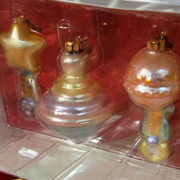BNIB Baby's Glass and Sparkly Ornaments, Department 56. - Picture 3 of 10